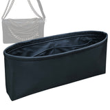 Organizer for [Black Leather Boy Enchained XL Flap Bag, Chanel] Bag Insert (Nylon, Slim Shape)