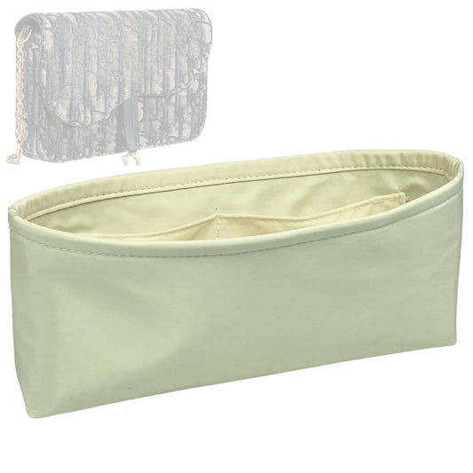 Organizer for [Small Saddle Pouch with Chain, Dior] Bag Insert (Nylon, Slim Shape)