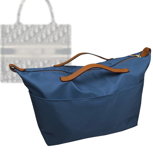 Organizer for [Book Tote Large, Dior] Bag Insert (Nylon, Zip Cover with Handle)