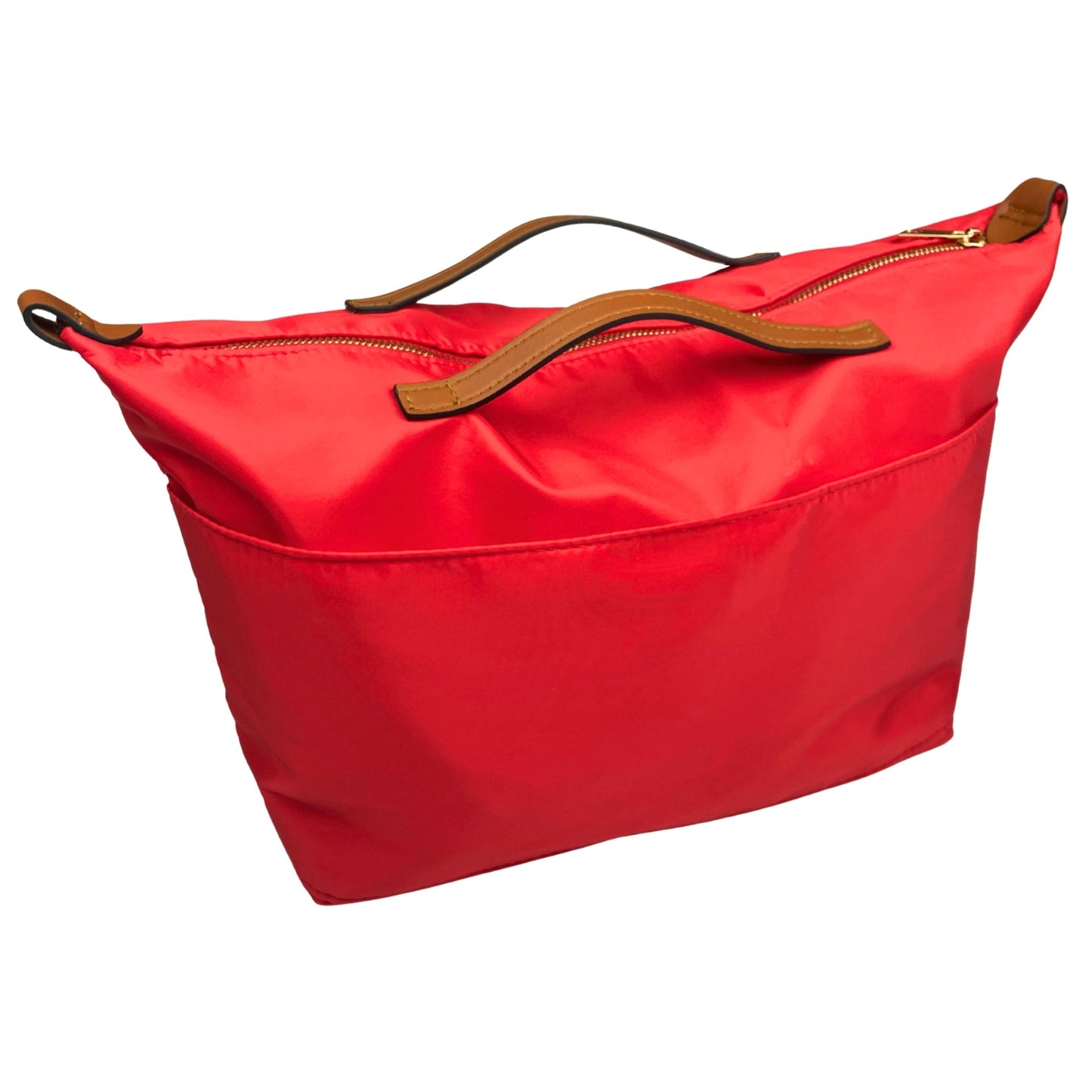 [LV Berkeley] Waterproof Nylon Bag Organizer - Customized Purse Insert, Tote Liner Protector, Handbag Organiser (Type V, with Handle and Zip Cover)