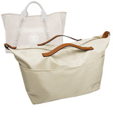 Organizer for [Deauville Canvas XL, Chanel] Bag Insert (Nylon, Zip Cover with Handle)