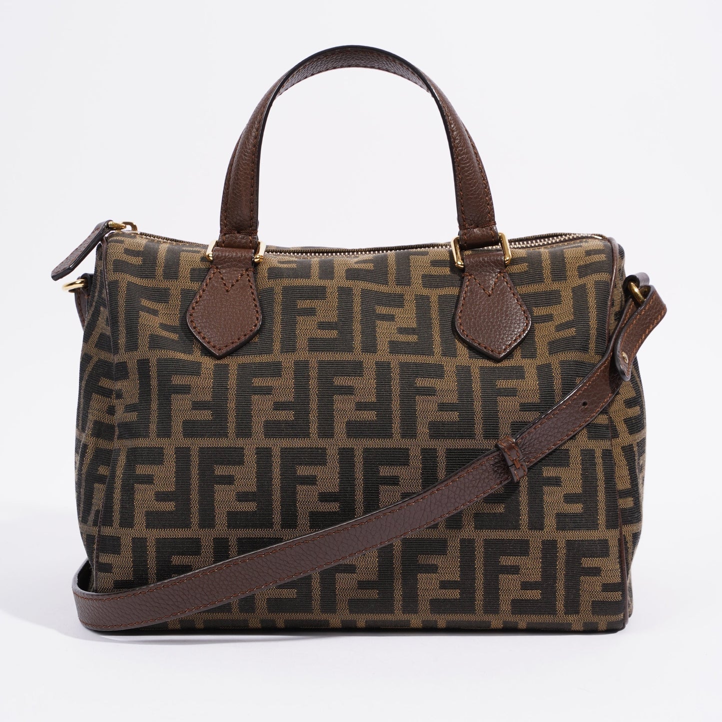 Fendi Zucca Vitello Artic Bag Monogram Canvas Small