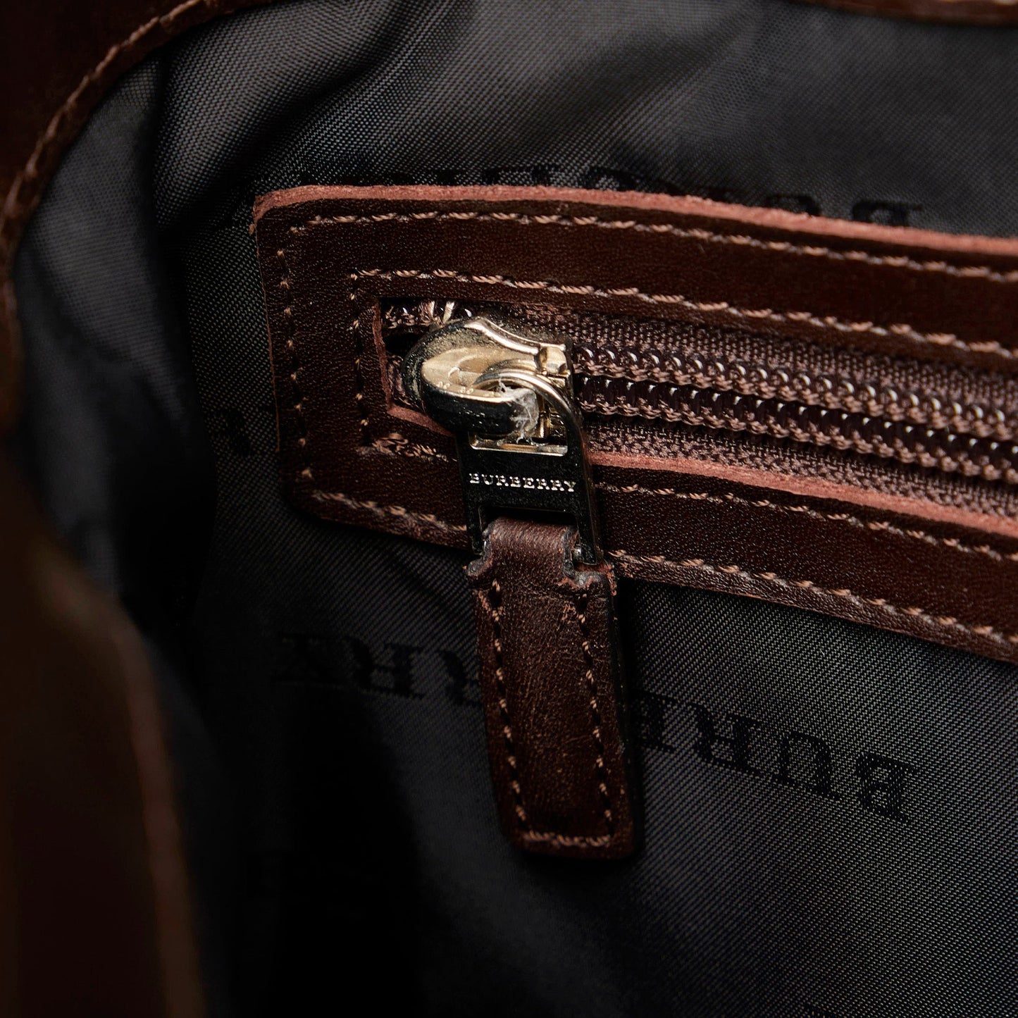 Brown Burberry Ho  Check Tote