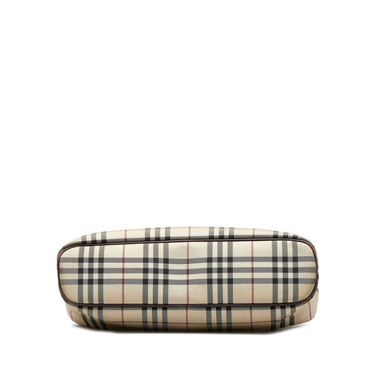 Brown Burberry Ho  Check Tote