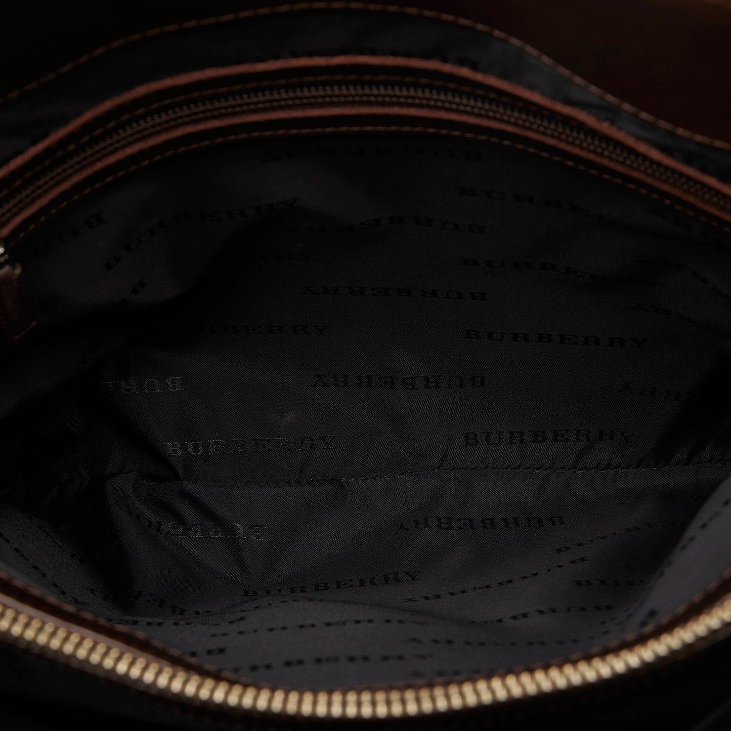 Brown Burberry Ho  Check Tote
