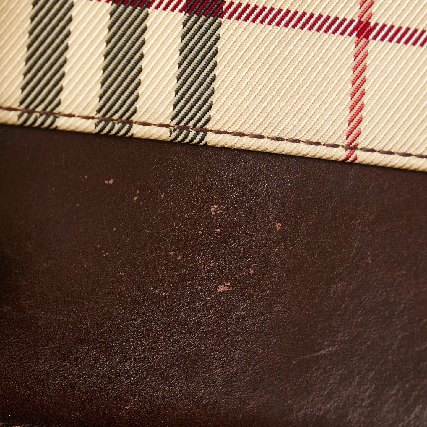 Brown Burberry Ho  Check Tote
