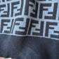 Fendi Grey/Black Monogram Knit Pullover