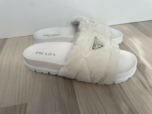 Prada montone sandals