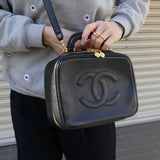 CHANEL 1997-1999 Timeless Lunch Box Vanity Medium
