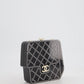 *COLLECTORS ITEM* Chanel Black Acrylic Crossbody Box Bag with Crystal with Pearl Embellishment and Champagne Gold Hardware