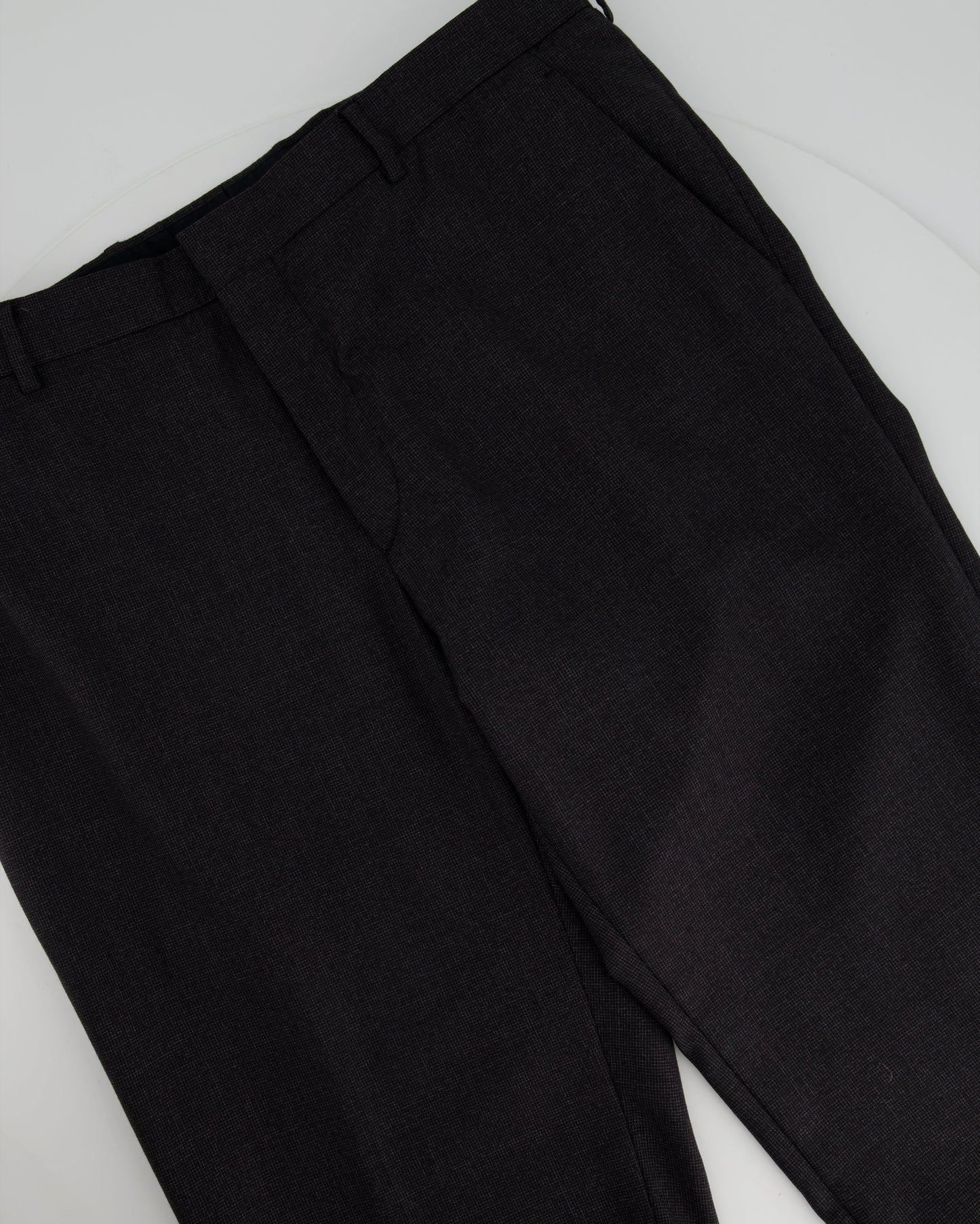 Prada Dark Grey Tailored Menswear Suit Jacket and Tro rs Size UK 44