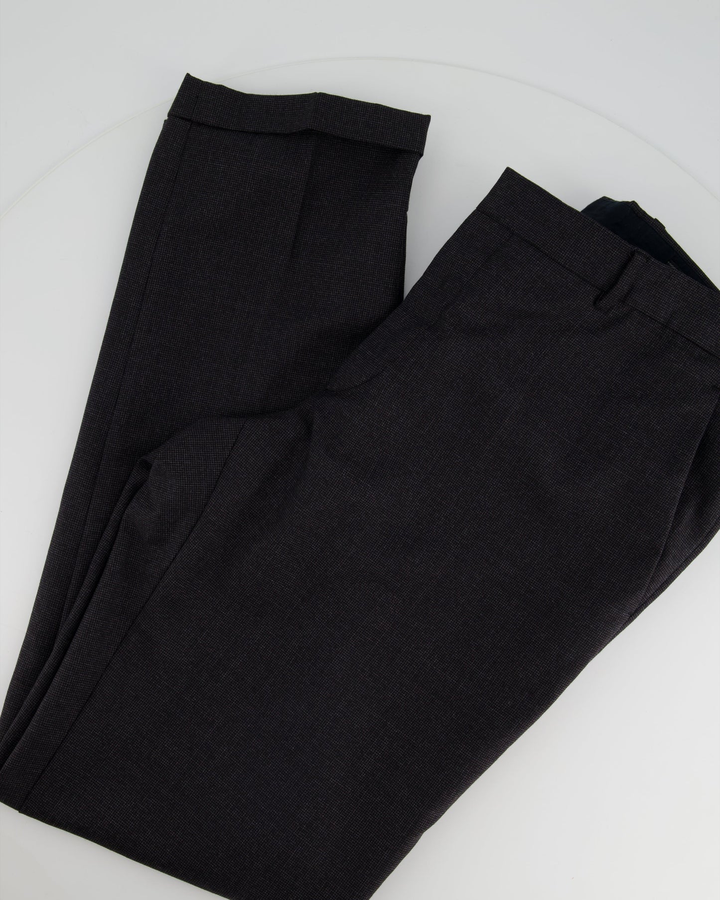 Prada Dark Grey Tailored Menswear Suit Jacket and Tro rs Size UK 44