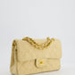 * Chanel Beige Small Fabric Double Flap Bag with 24K Gold Hardware