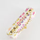 & CURRENT SEASON* Chanel Cruise 2024 White, Yellow, Pink and Blue Sequin Small Flap Bag with Gold Hardware
