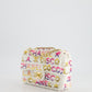 & CURRENT SEASON* Chanel Cruise 2024 White, Yellow, Pink and Blue Sequin Small Flap Bag with Gold Hardware