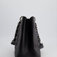 *AMAZING SHAPE* Chanel Black GST Grand Shopper Tote Bag in Caviar Leather with Silver Hardware