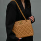 CHANEL 1994-1996 Beige Caviar Chain Tote Bag 44115