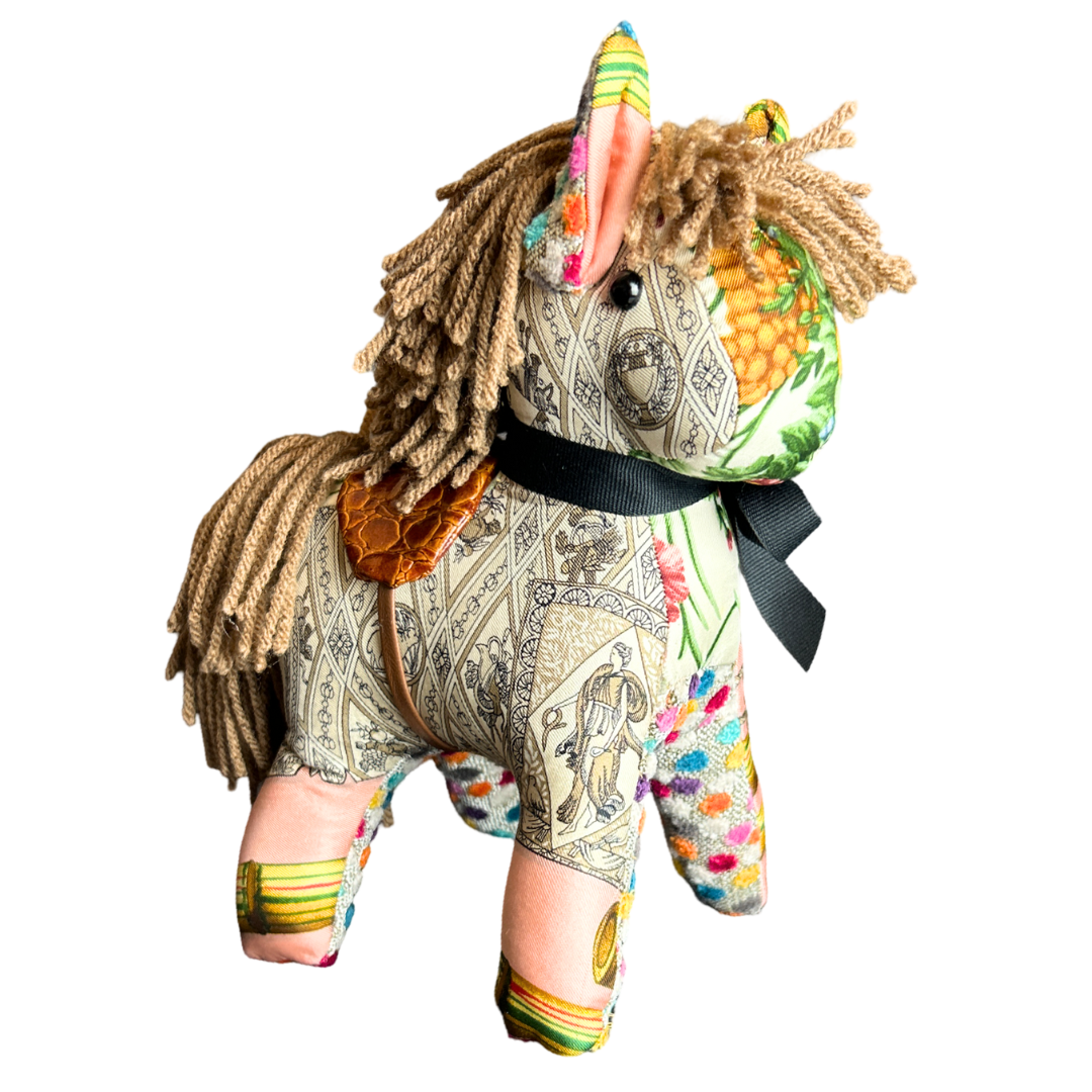 Chinoiserie   Silk Scarf Noble Pony