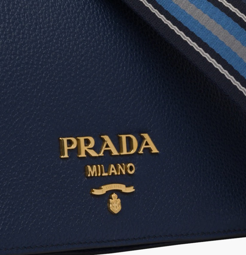 PRD VITELLO DAINO FLAP CROSSBODY BAG