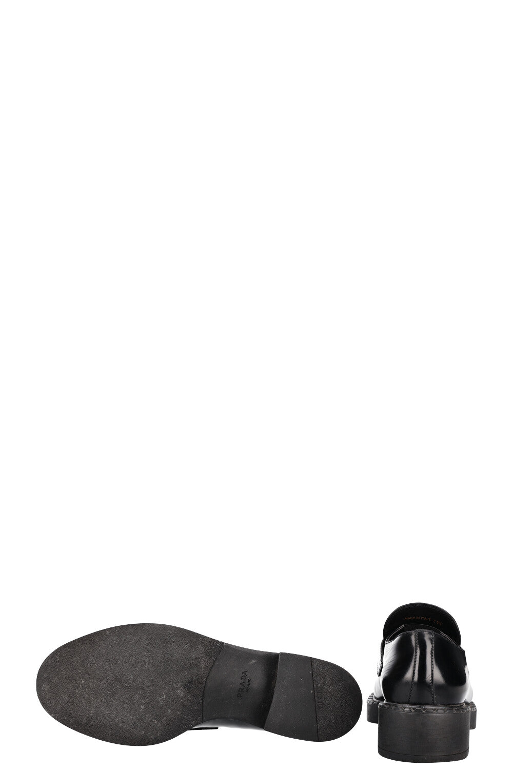 PRADA Flats Patent Black