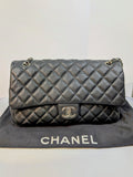Chanel Black Caviar Jumbo Easy Flap Bag