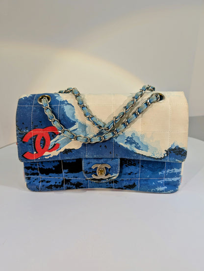 Chanel Rare Runway   Surf Flap Bag
