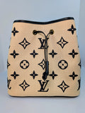 Louis Vuitton Cream NeoNoe MM Bucket Bag