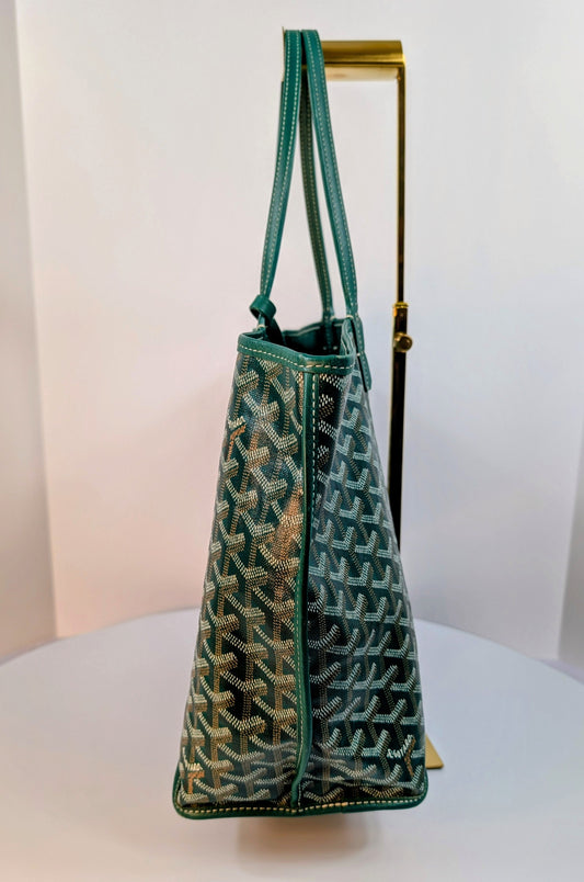 Goyard Anjou PM Tote Bag in Green, Reversible