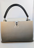 Louis Vuitton Capucines PM Light Grey Degrade Taurillon Leather