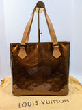 Louis Vuitton Houston Copper Monogram Vernis Leather Tote Bag and Matching LV Wallet