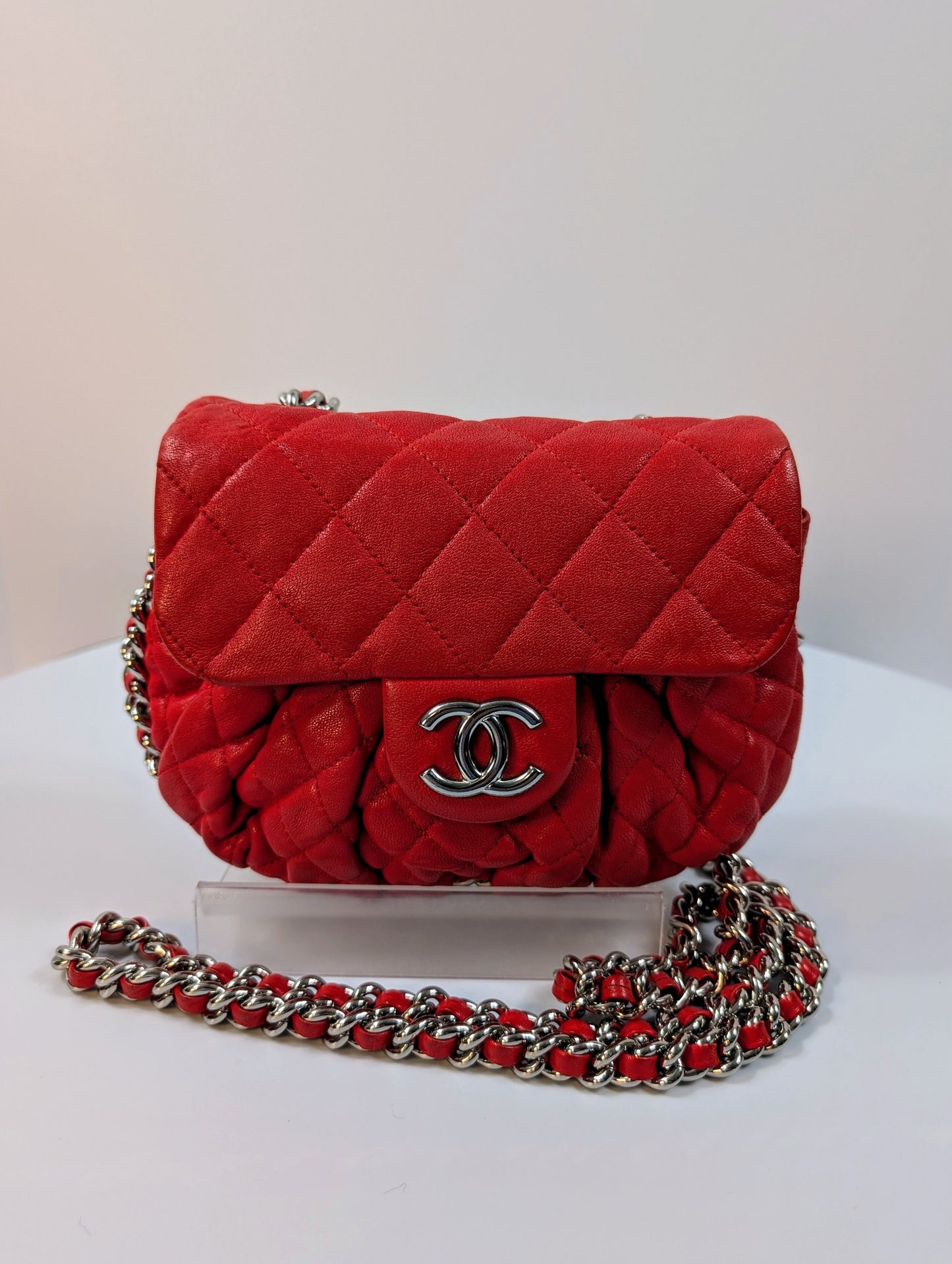 Chanel Rare Red Chain Around Mini Bag
