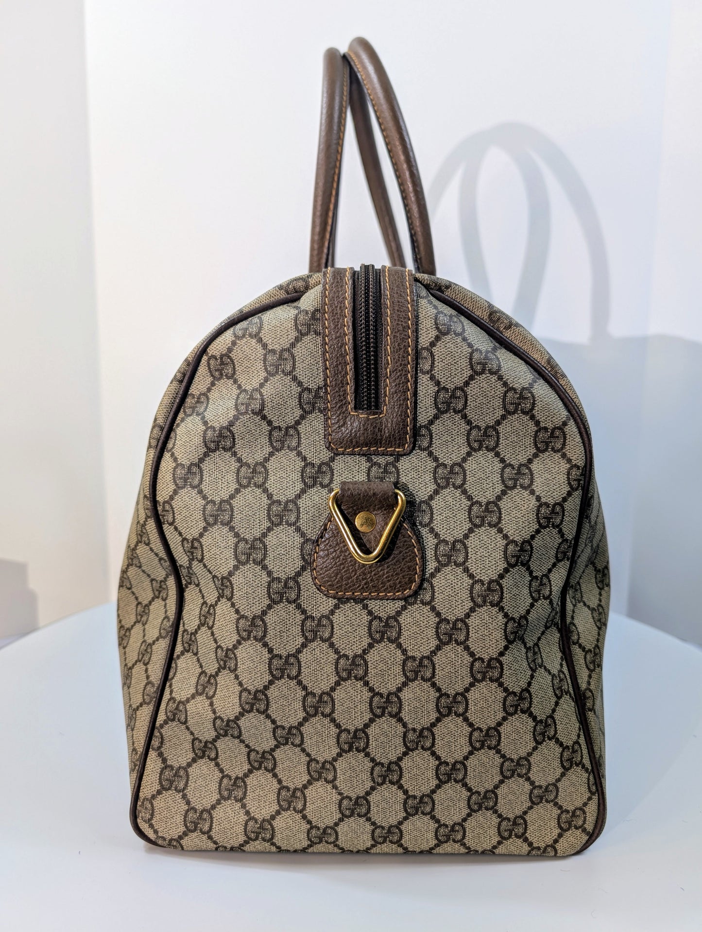 Gucci   Boston Bag in GG Supreme Coated Canvas