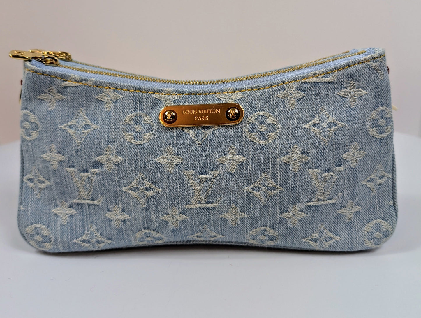 Louis Vuitton Blue Monogram "Sky Denim" OnTheGo Mini Pochette