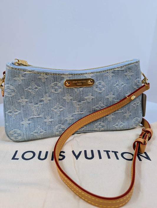 Louis Vuitton Blue Monogram "Sky Denim" OnTheGo Mini Pochette