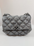 Valentino Garavani Blue/Grey Roman Stud Shoulder Bag