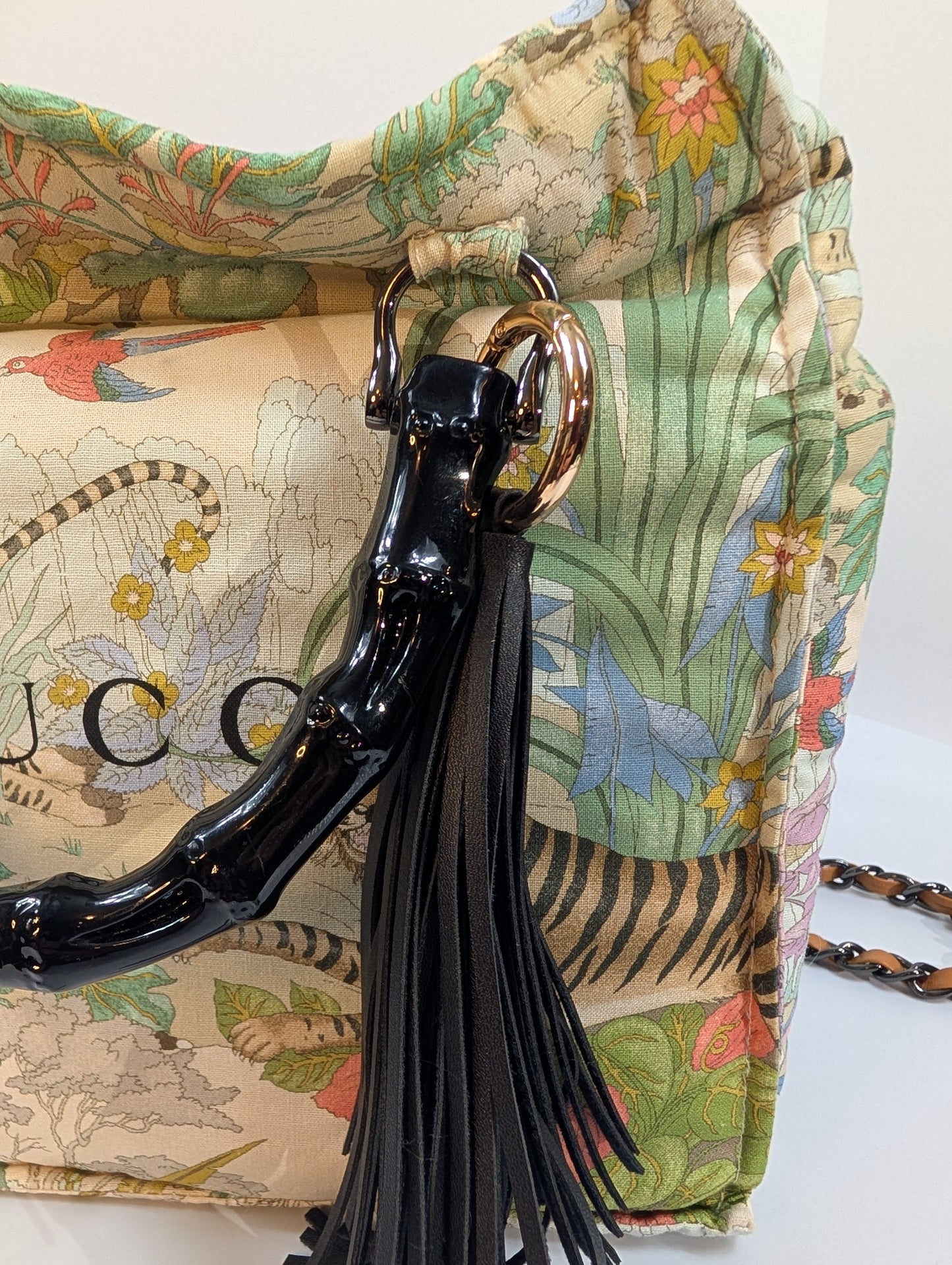 Custom Hand-Sewn Top Handle Bag from Gucci Fabric (1-of-1)