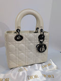 Dior Lady Dior Ivory My ABCDior Bag in Cannage Lambskin