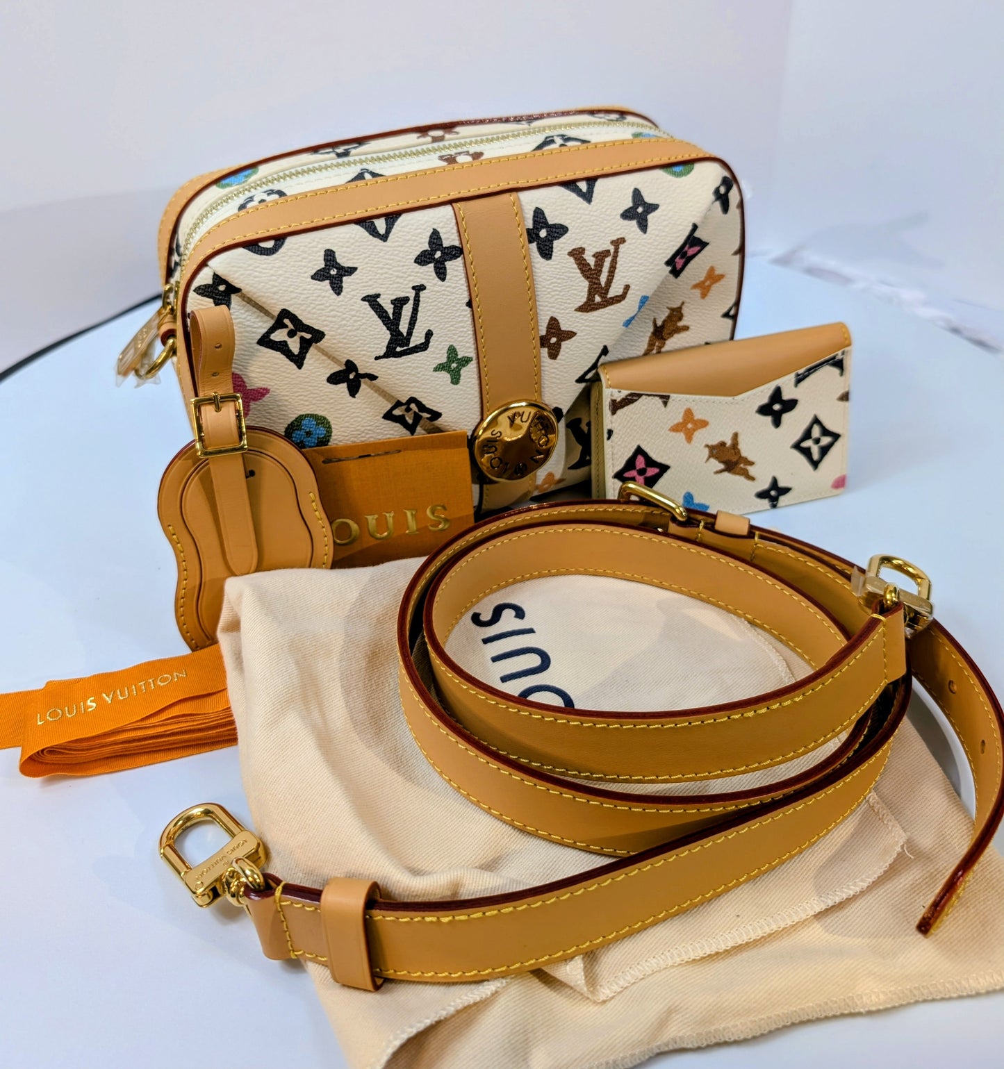 : Louis Vuitton x Tyler the Creator Colorful Monogram Craggy Envelope Shoulder Bag