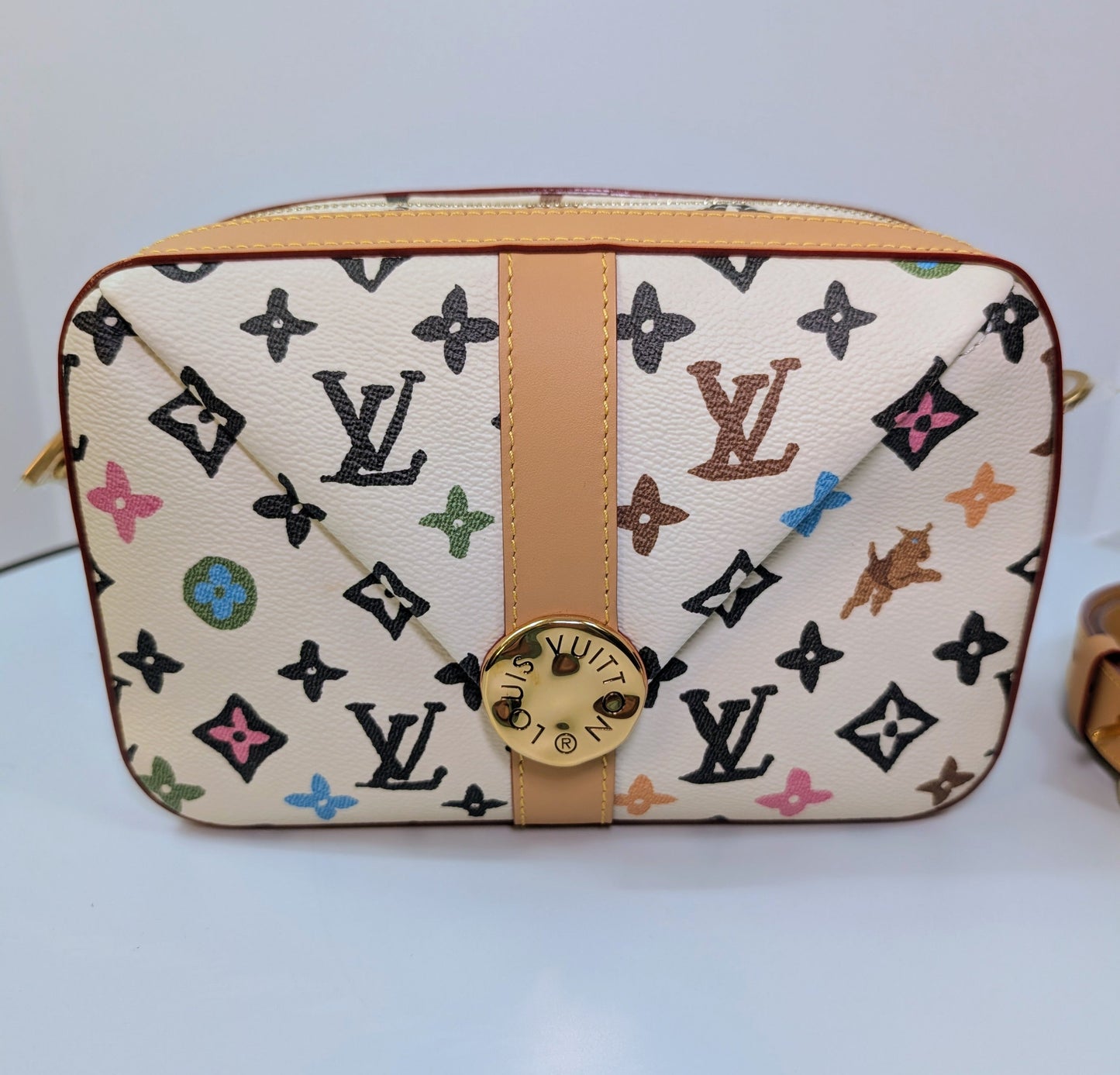 : Louis Vuitton x Tyler the Creator Colorful Monogram Craggy Envelope Shoulder Bag