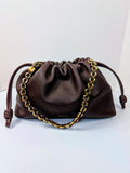 NWT Loewe Medium Flamenco Purse in Burgundy Nappa Lambskin, with Two Straps