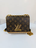 Louis Vuitton Damier Wicker Rattan Monogram Canvas Twist PM Shoulder Bag