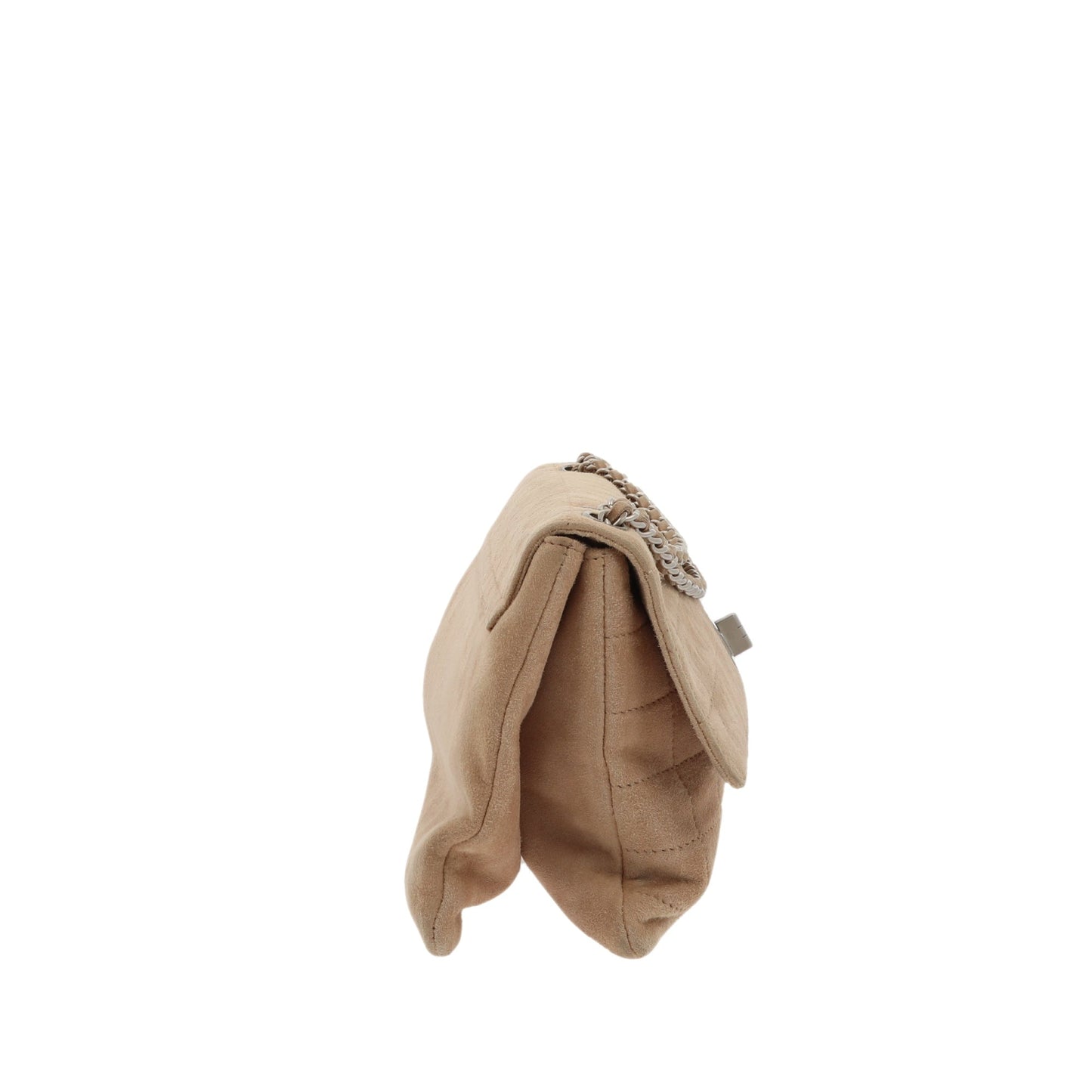 CHANEL 2.55 Shoulder Bag in Beige Suede