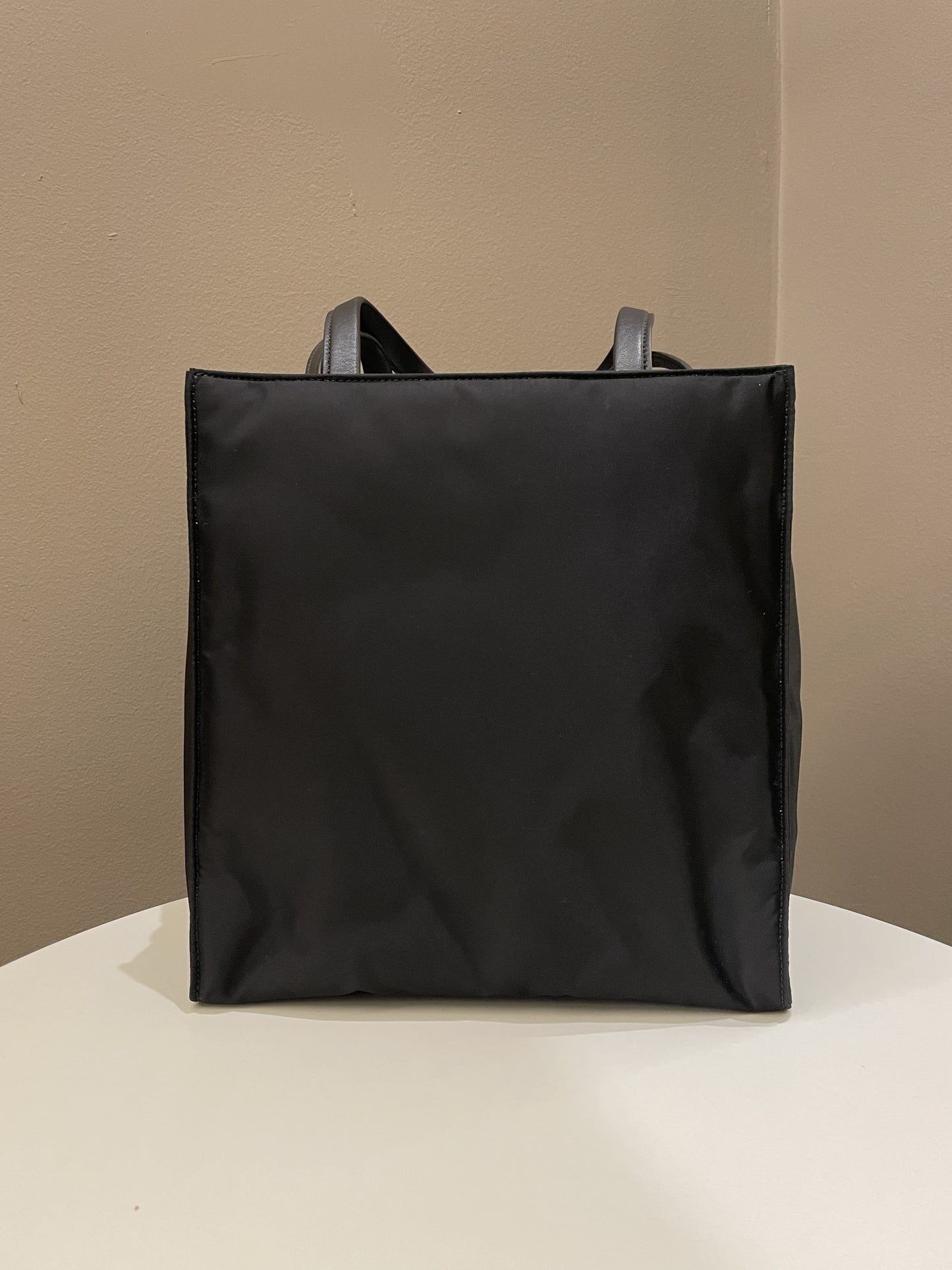 Prada Padded Two Way Shopper Tote Black Nylon