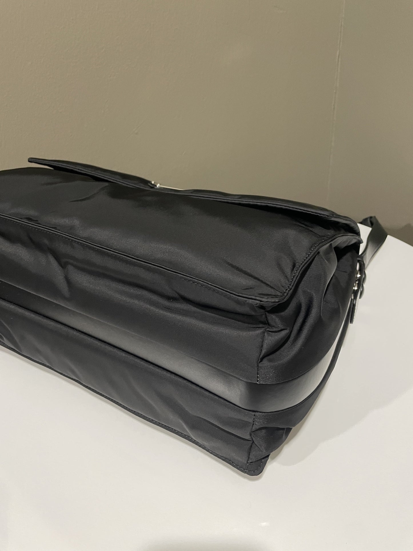 Prada Padded Pattina Bag Black Nylon
