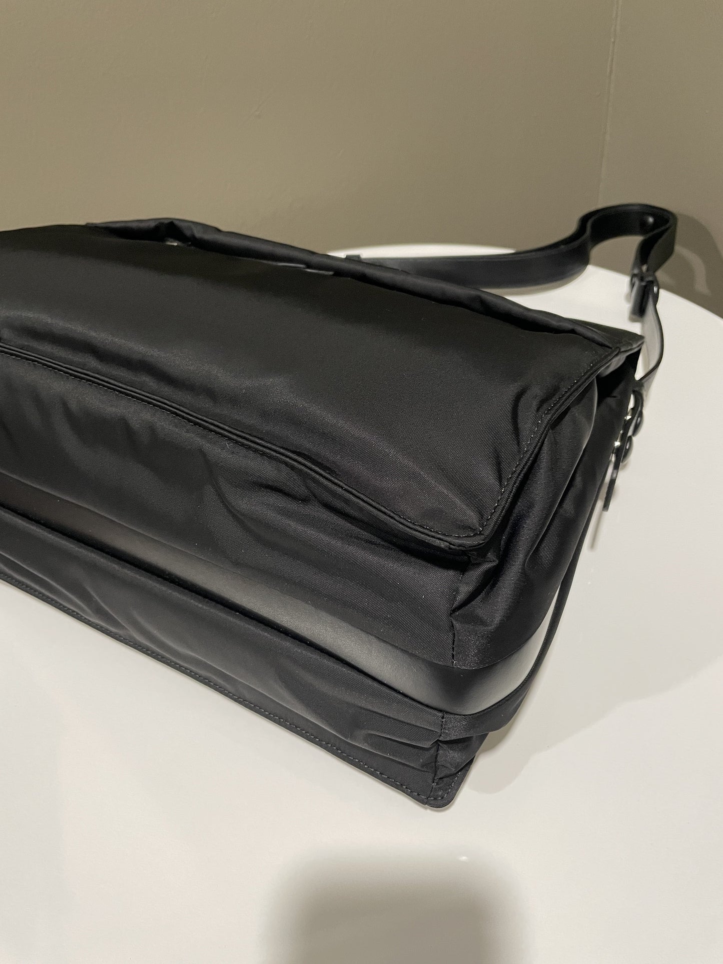 Prada Padded Pattina Bag Black Nylon