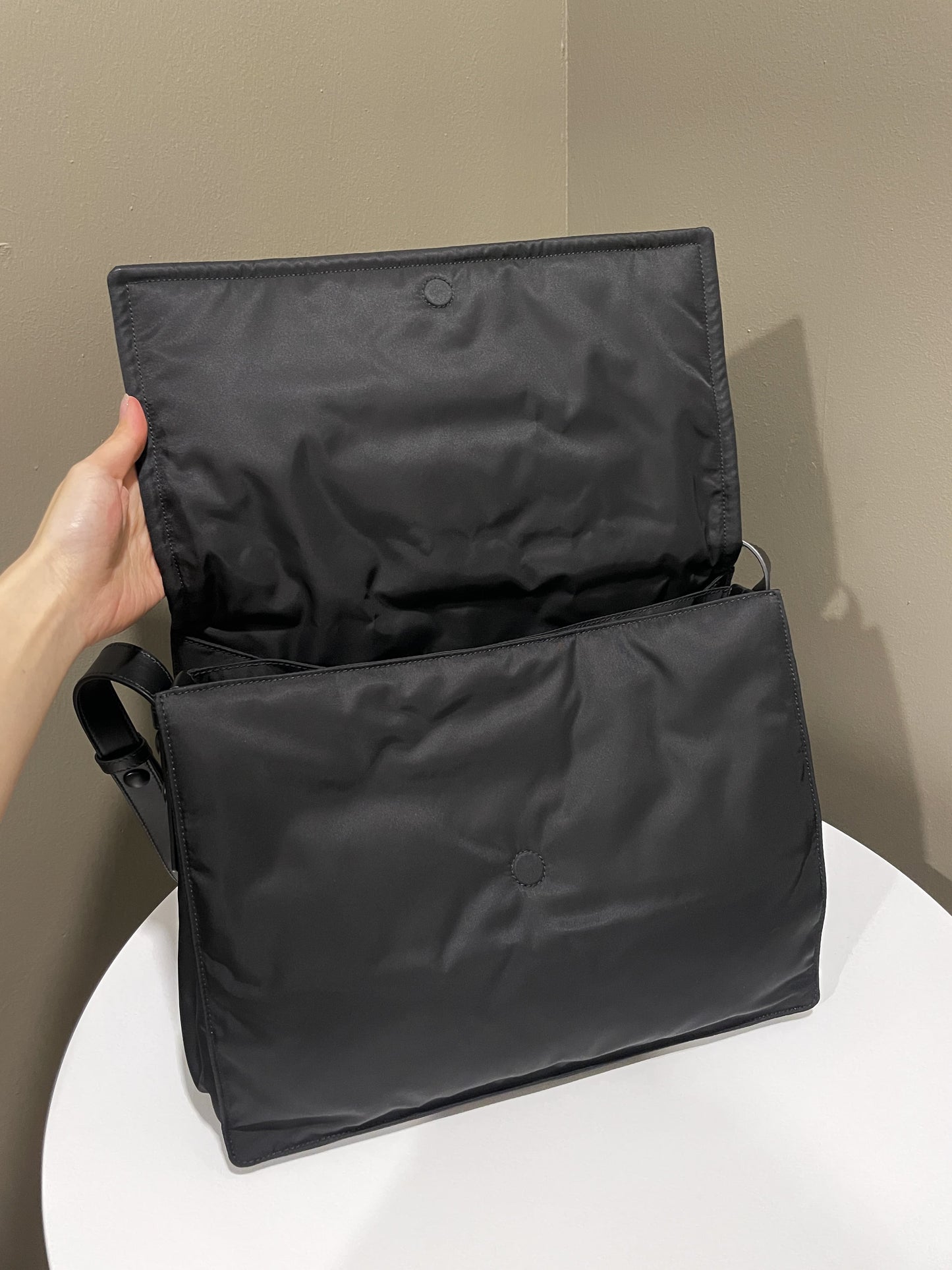 Prada Padded Pattina Bag Black Nylon