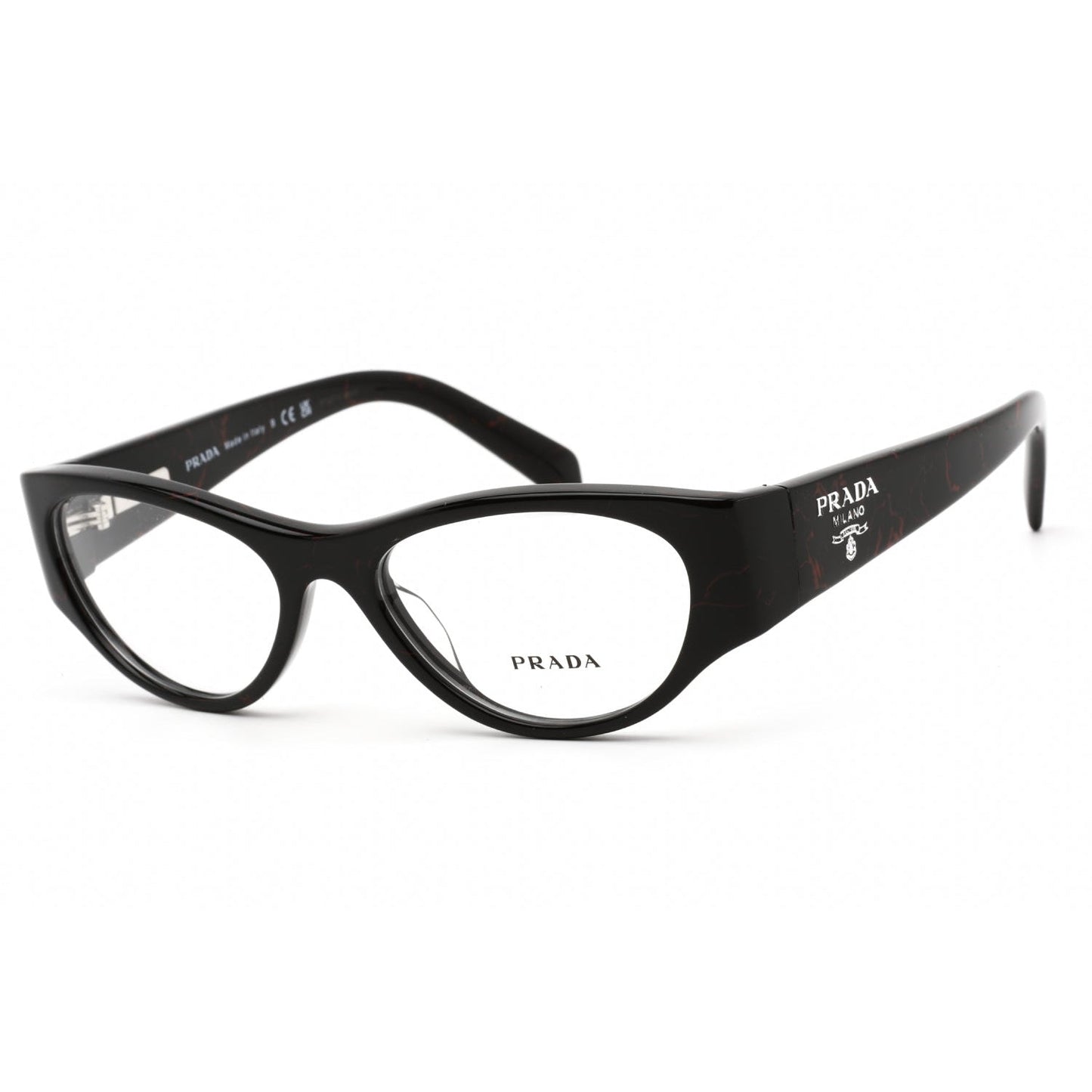 Prada   06ZV Eyeglasses Black / clear demo lens