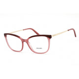 Prada   07WV Eyeglasses Bordeaux/Opal Cherry/Clear demo lens