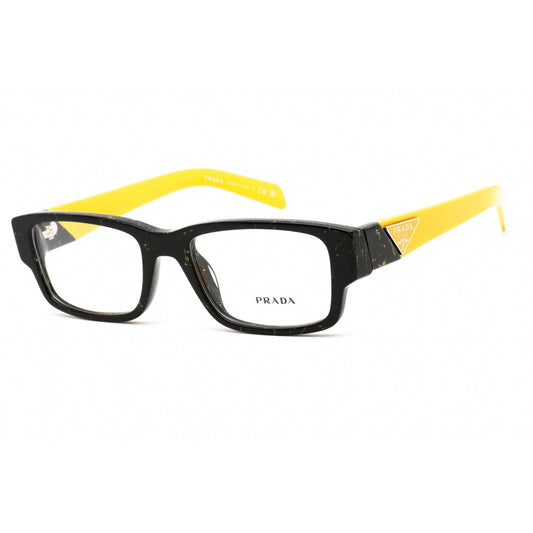 Prada   07ZV Eyeglasses Black/Yellow Marble  / Clear Lens