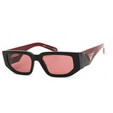 Prada   09ZS Sunglasses Black Etruscan Marble / Dark Violet Women's